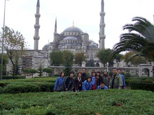 The Blue Mosque.