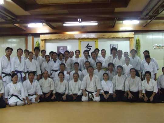 Mindanao Aikido Propagation Center students.