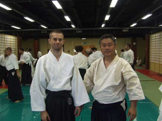 Szalai Balazs Sensei and Homma Kancho.