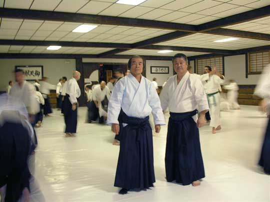 Maruyama Sensei and Homma Kancho.