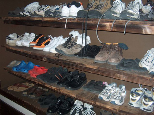 I wonder how many shoes will be left on the last day of this Beginner’s class…