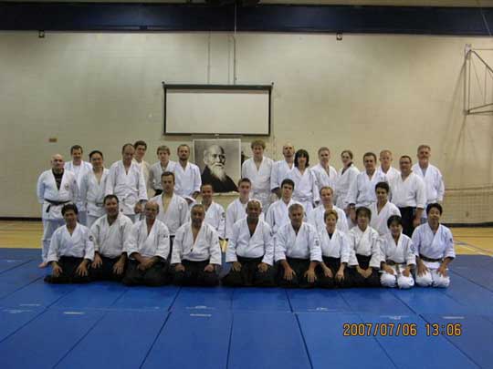 Second from left; Scott Olson, 4th from left Kobayashi Shihan.