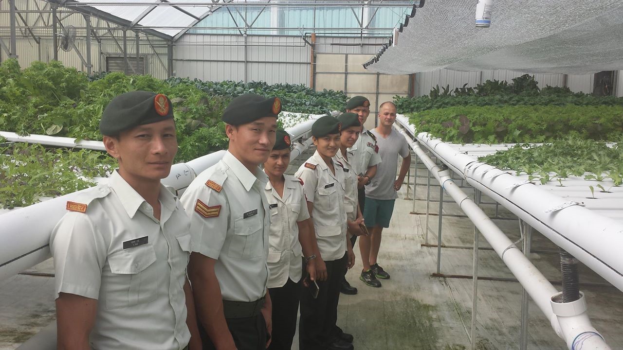 A Group of Men Standing in a Line